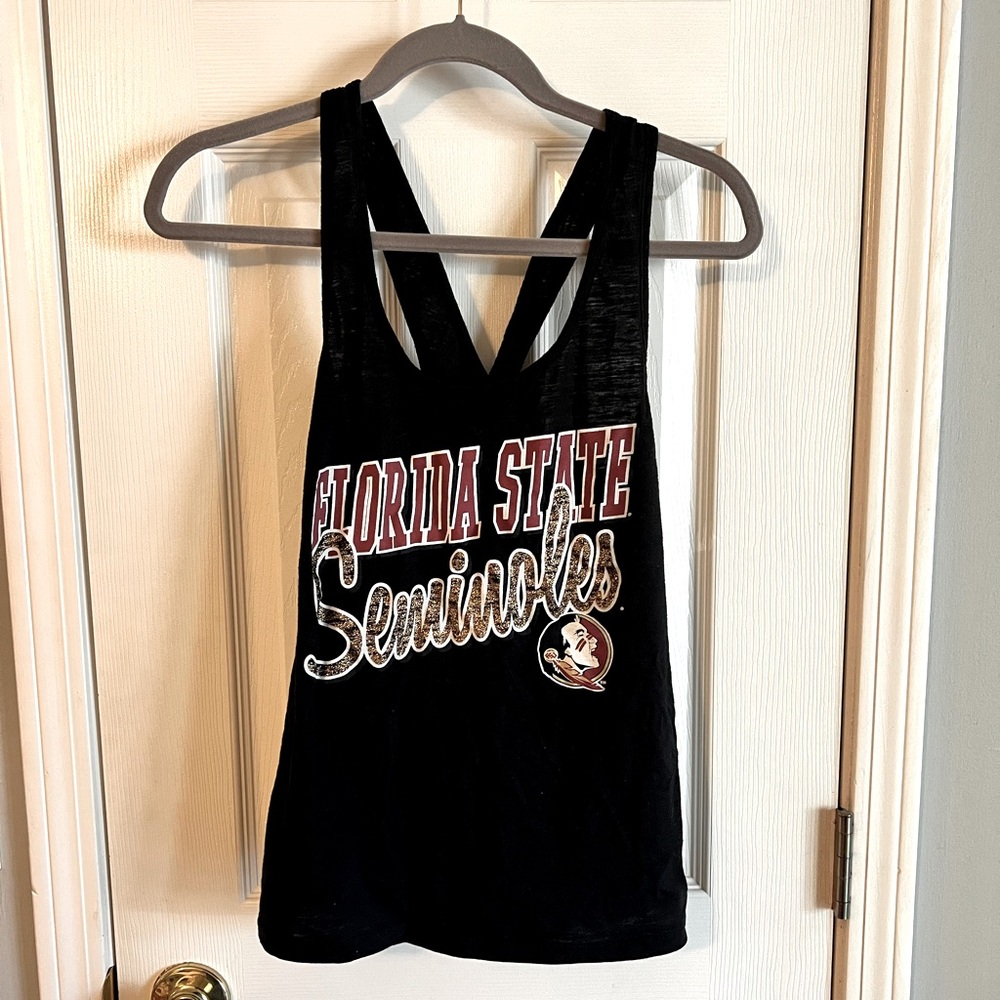 Florida State Seminoles Women's Black Tank Top